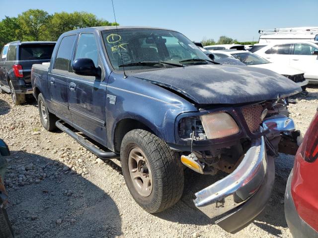 1FTRW07623KB28829 - 2003 FORD F150 SUPERCREW BLUE photo 4