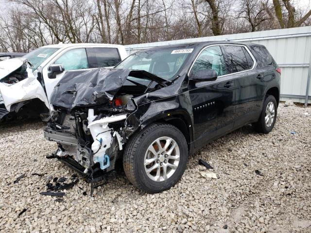 1GNERFKW0LJ141589 - 2020 CHEVROLET TRAVERSE LS BLACK photo 1