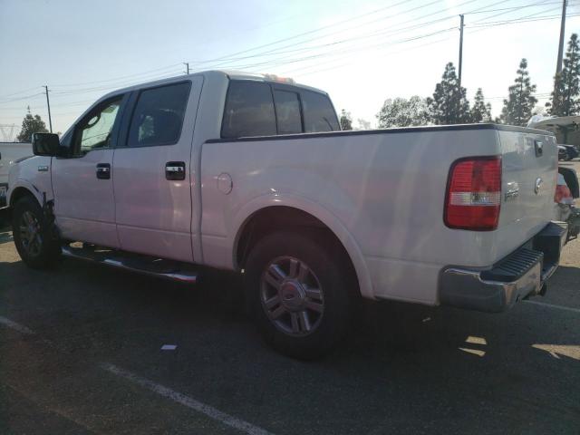 1FTPW12V57KA71673 - 2007 FORD F150 SUPERCREW WHITE photo 2