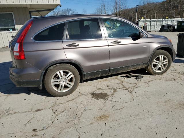 5J6RE4H70BL071406 - 2011 HONDA CR-V EXL GRAY photo 3
