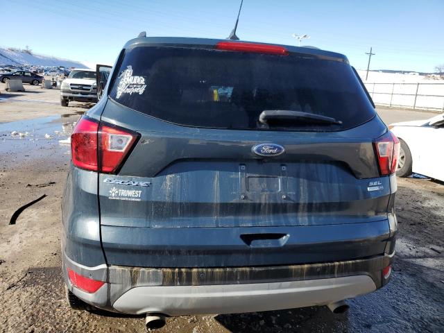 1FMCU9HD1KUB80156 - 2019 FORD ESCAPE SEL BLUE photo 6