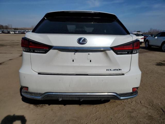 2T2JGMDA9LC050511 - 2020 LEXUS RX 450H WHITE photo 6