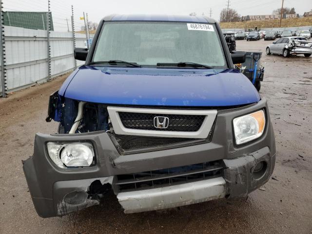 5J6YH28605L013671 - 2005 HONDA ELEMENT EX BLUE photo 5