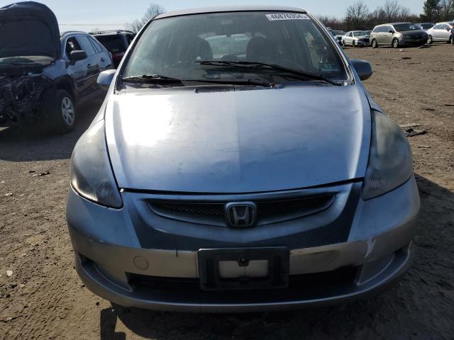 JHMGD38457S036100 - 2007 HONDA FIT SPORT SILVER photo 5