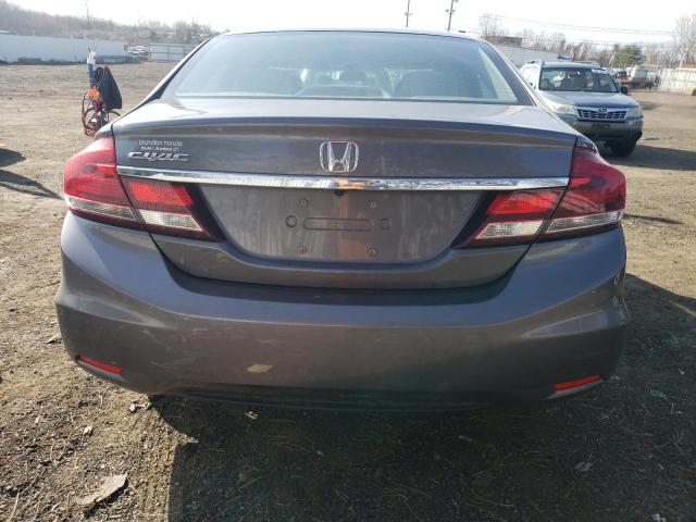 19XFB2F9XFE227489 - 2015 HONDA CIVIC EXL GRAY photo 6