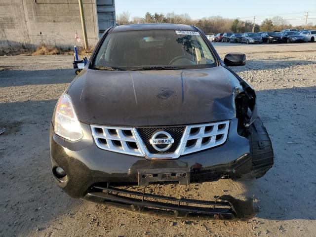 JN8AS5MV2DW661344 - 2013 NISSAN ROGUE S BLACK photo 5