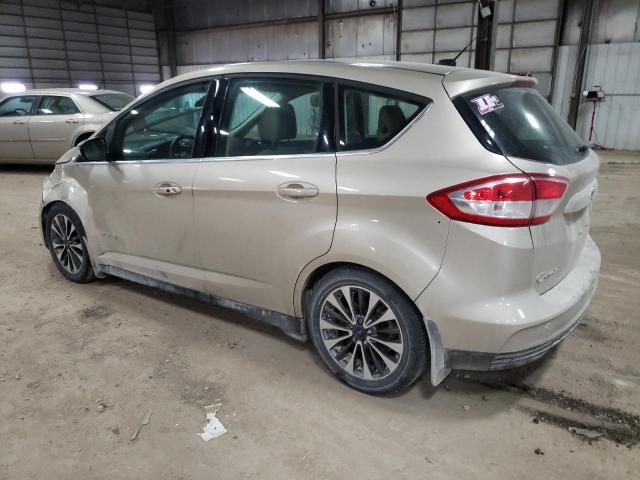 1FADP5DU7HL118005 - 2017 FORD C-MAX TITANIUM GOLD photo 2