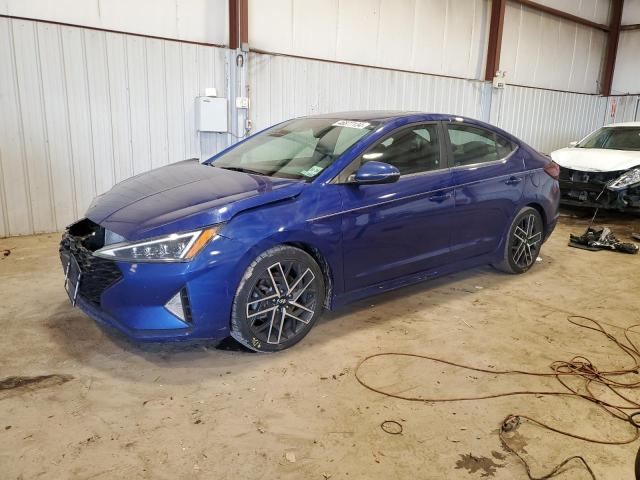 KMHD04LB7KU888145 - 2019 HYUNDAI ELANTRA SPORT BLUE photo 1