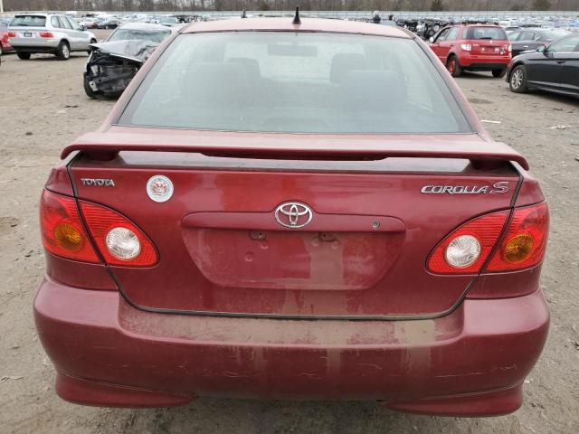 2T1BR32E73C024220 - 2003 TOYOTA COROLLA CE RED photo 6