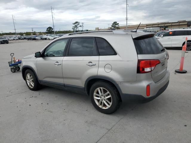 5XYKT3A69EG533891 - 2014 KIA SORENTO LX SILVER photo 2