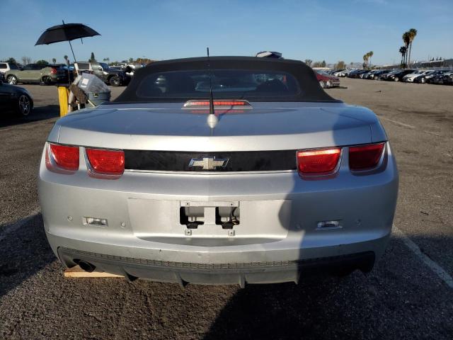 2G1FB3DDXB9214126 - 2011 CHEVROLET CAMARO LT SILVER photo 6