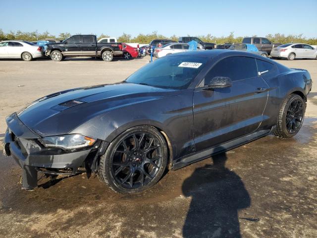 1FA6P8TH2J5147081 - 2018 FORD MUSTANG GRAY photo 1