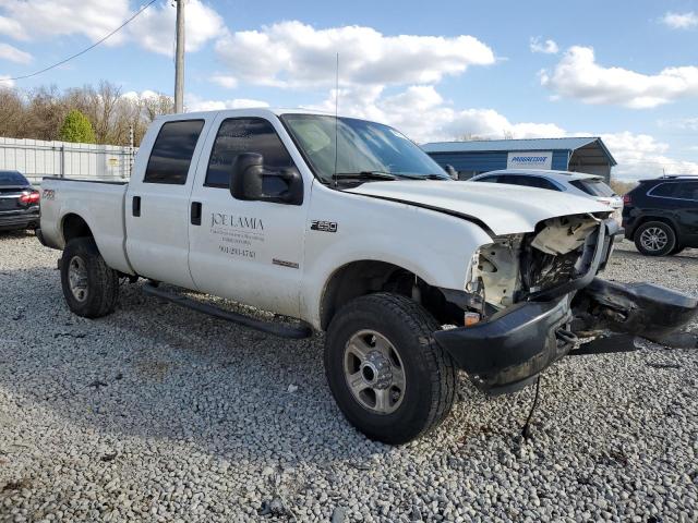 1FTNW21P34EB56165 - 2004 FORD F250 SUPER DUTY WHITE photo 4