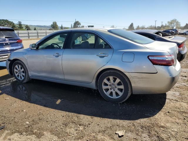 4T1BB46K97U007949 - 2007 TOYOTA CAMRY HYBRID SILVER photo 2