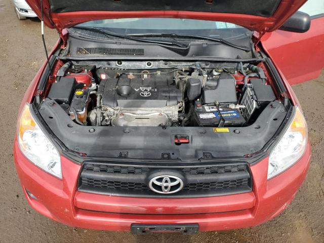 2T3BF33VX9W017249 - 2009 TOYOTA RAV4 RED photo 11