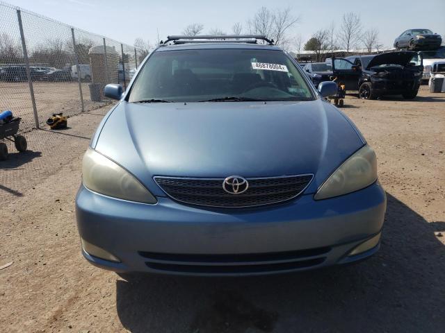 4T1BE32K23U786936 - 2003 TOYOTA CAMRY LE BLUE photo 5