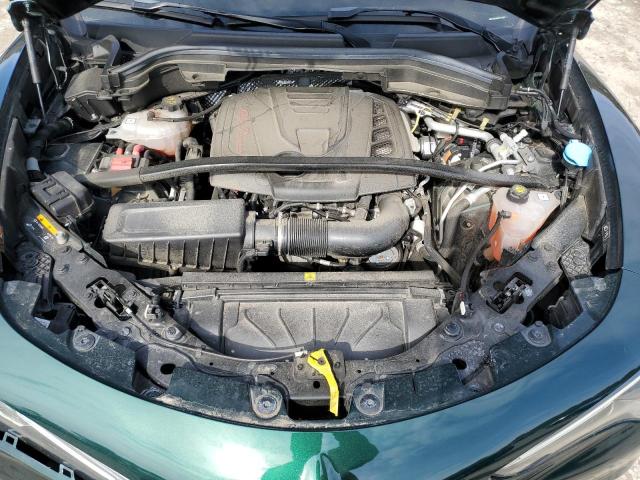 ZASPAKBNXM7D17157 - 2021 ALFA ROMEO STELVIO TI Կանաչ լուսանկար 11