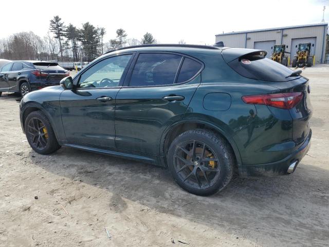 ZASPAKBNXM7D17157 - 2021 ALFA ROMEO STELVIO TI Կանաչ լուսանկար 2