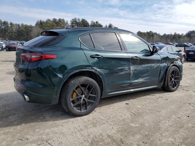 ZASPAKBNXM7D17157 - 2021 ALFA ROMEO STELVIO TI Կանաչ լուսանկար 3