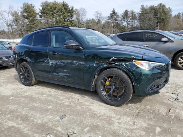 ZASPAKBNXM7D17157 - 2021 ALFA ROMEO STELVIO TI Կանաչ լուսանկար 4
