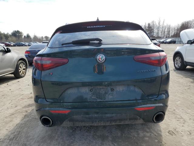 ZASPAKBNXM7D17157 - 2021 ALFA ROMEO STELVIO TI Կանաչ լուսանկար 6