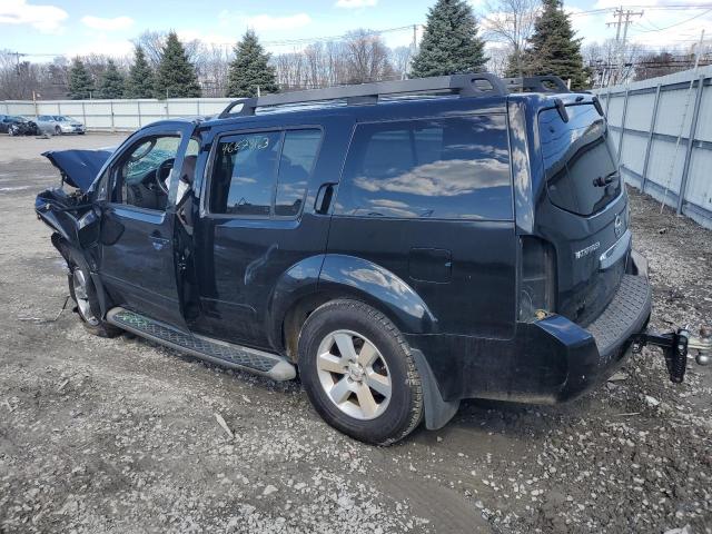 5N1AR18B98C662414 - 2008 NISSAN PATHFINDER S BLACK photo 2