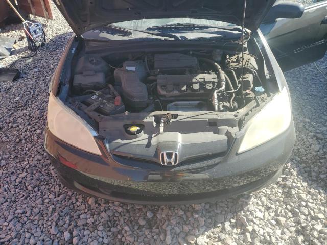 2HGES16355H583564 - 2005 HONDA CIVIC DX VP შავი ფოტო 11