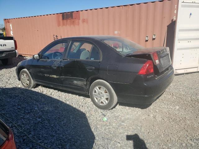 2HGES16355H583564 - 2005 HONDA CIVIC DX VP შავი ფოტო 2