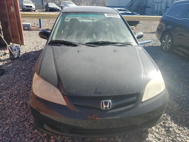 2HGES16355H583564 - 2005 HONDA CIVIC DX VP შავი ფოტო 5