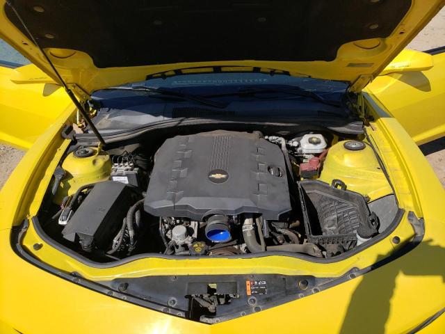 2G1FB1E35F9307524 - 2015 CHEVROLET CAMARO LS YELLOW photo 11