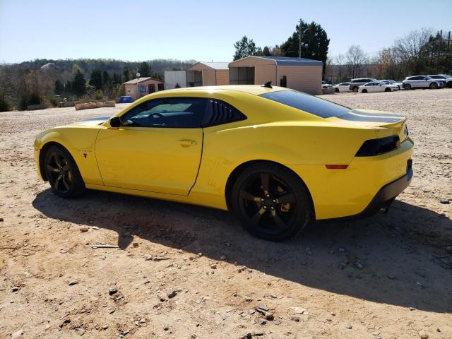 2G1FB1E35F9307524 - 2015 CHEVROLET CAMARO LS YELLOW photo 2