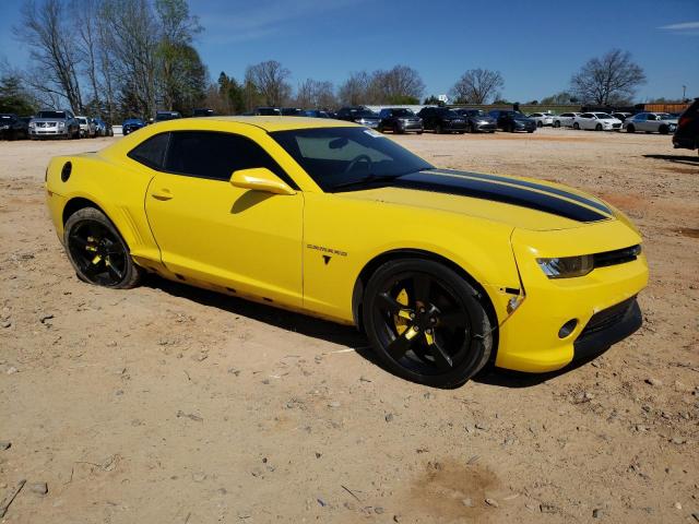 2G1FB1E35F9307524 - 2015 CHEVROLET CAMARO LS YELLOW photo 4