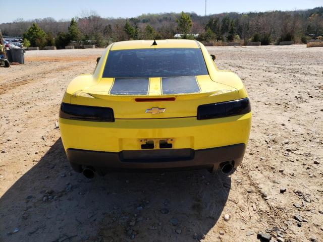 2G1FB1E35F9307524 - 2015 CHEVROLET CAMARO LS YELLOW photo 6