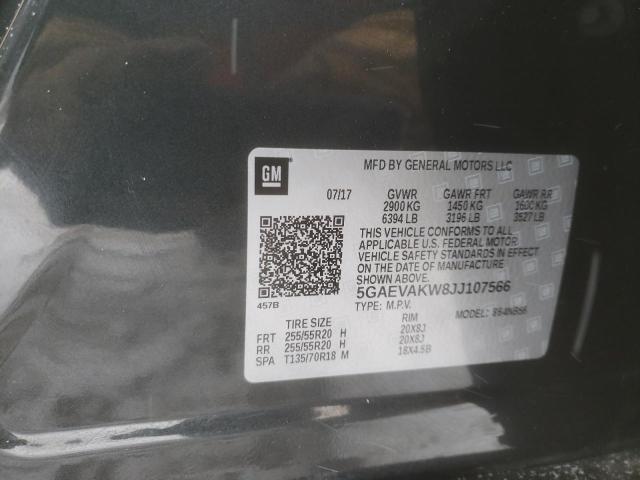 5GAEVAKW8JJ107566 - 2018 BUICK ENCLAVE ESSENCE 灰色 照片 13