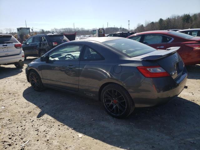 2HGFG21599H702548 - 2009 HONDA CIVIC SI GRAY photo 2