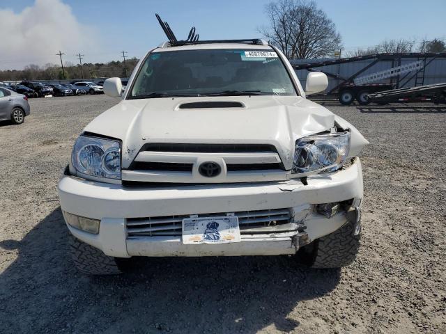 JTEBU14R650073081 - 2005 TOYOTA 4RUNNER SR5 WHITE photo 5