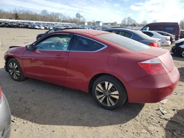 1HGCS12749A011860 - 2009 HONDA ACCORD EX RED photo 2