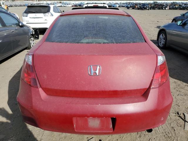 1HGCS12749A011860 - 2009 HONDA ACCORD EX RED photo 6