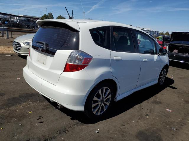 JHMGE8H52CC004910 - 2012 HONDA FIT SPORT WHITE photo 3