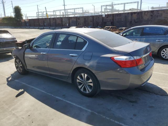 1HGCR2F35FA136807 - 2015 HONDA ACCORD LX GRAY photo 2