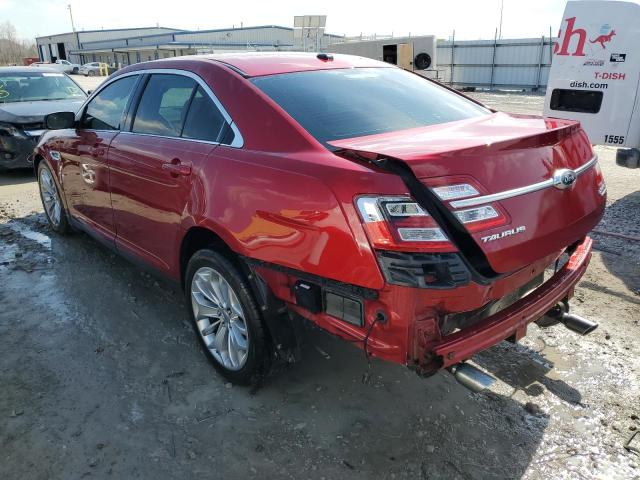 1FAHP2F86EG160850 - 2014 FORD TAURUS LIMITED RED photo 2