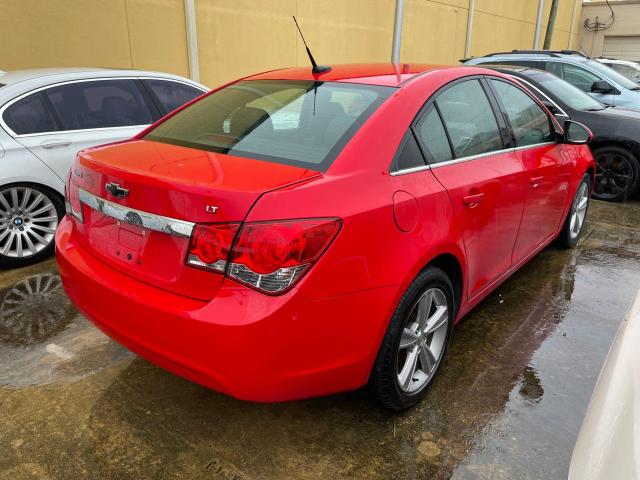 1G1PE5SBXE7339190 - 2014 CHEVROLET CRUZE LT RED photo 4