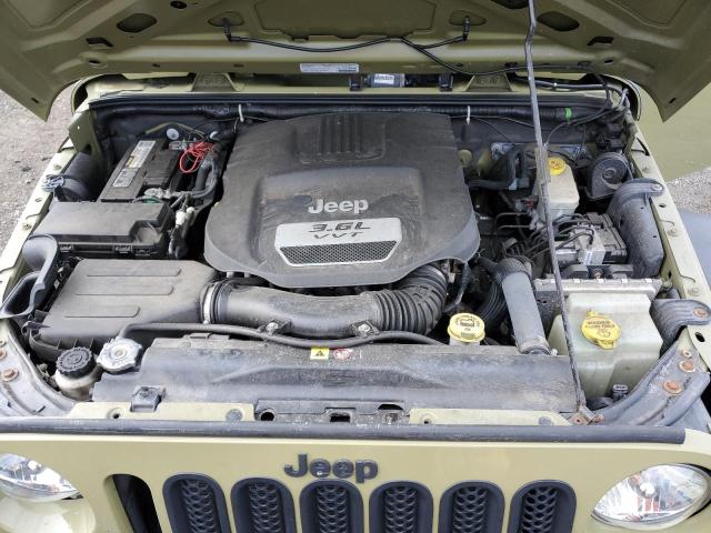 1C4AJWAG1DL656650 - 2013 JEEP WRANGLER SPORT GREEN photo 12