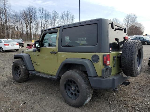 1C4AJWAG1DL656650 - 2013 JEEP WRANGLER SPORT GREEN photo 2