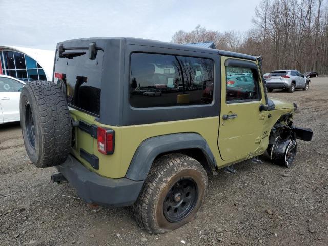 1C4AJWAG1DL656650 - 2013 JEEP WRANGLER SPORT GREEN photo 3