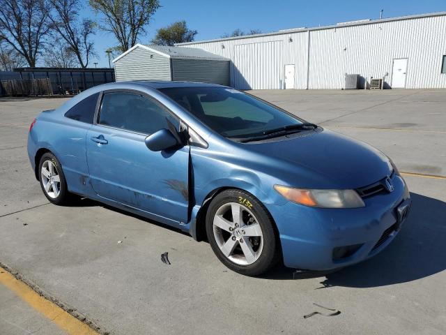 2HGFG12968H538590 - 2008 HONDA CIVIC EXL BLUE photo 4