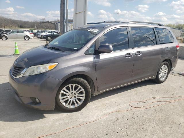 5TDYK3DC4BS012218 - 2011 TOYOTA SIENNA XLE GRAY photo 1