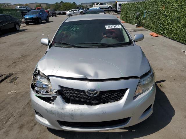 1NXBU4EE3AZ220215 - 2010 TOYOTA COROLLA BASE SILVER photo 5