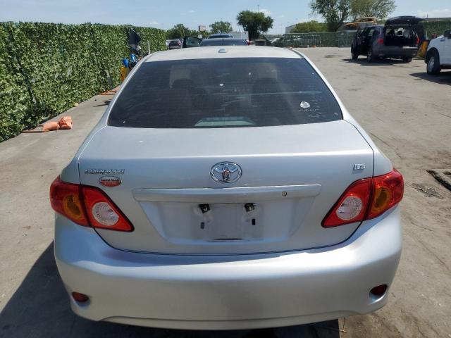 1NXBU4EE3AZ220215 - 2010 TOYOTA COROLLA BASE SILVER photo 6