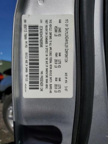 2C3KA63H47H828508 - 2007 CHRYSLER 300C SILVER photo 12